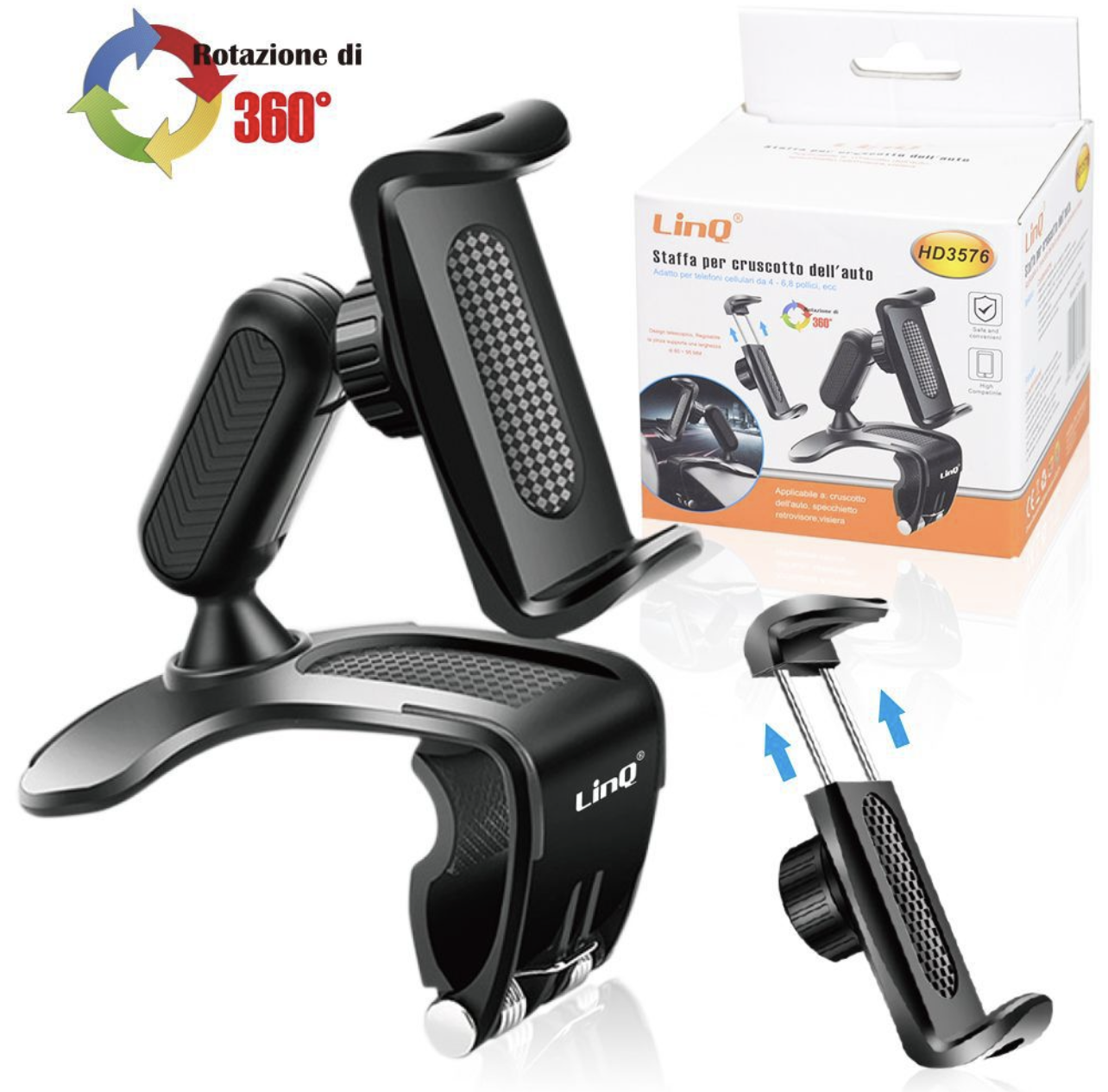 HD3576 | Staffa per cruscotto dell'auto 