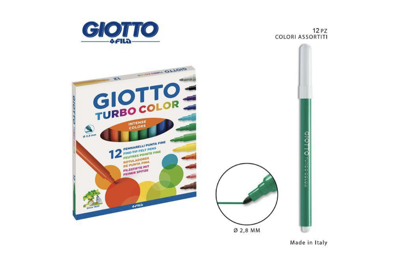 Pastelli Turbo Color 12 (Giotto)