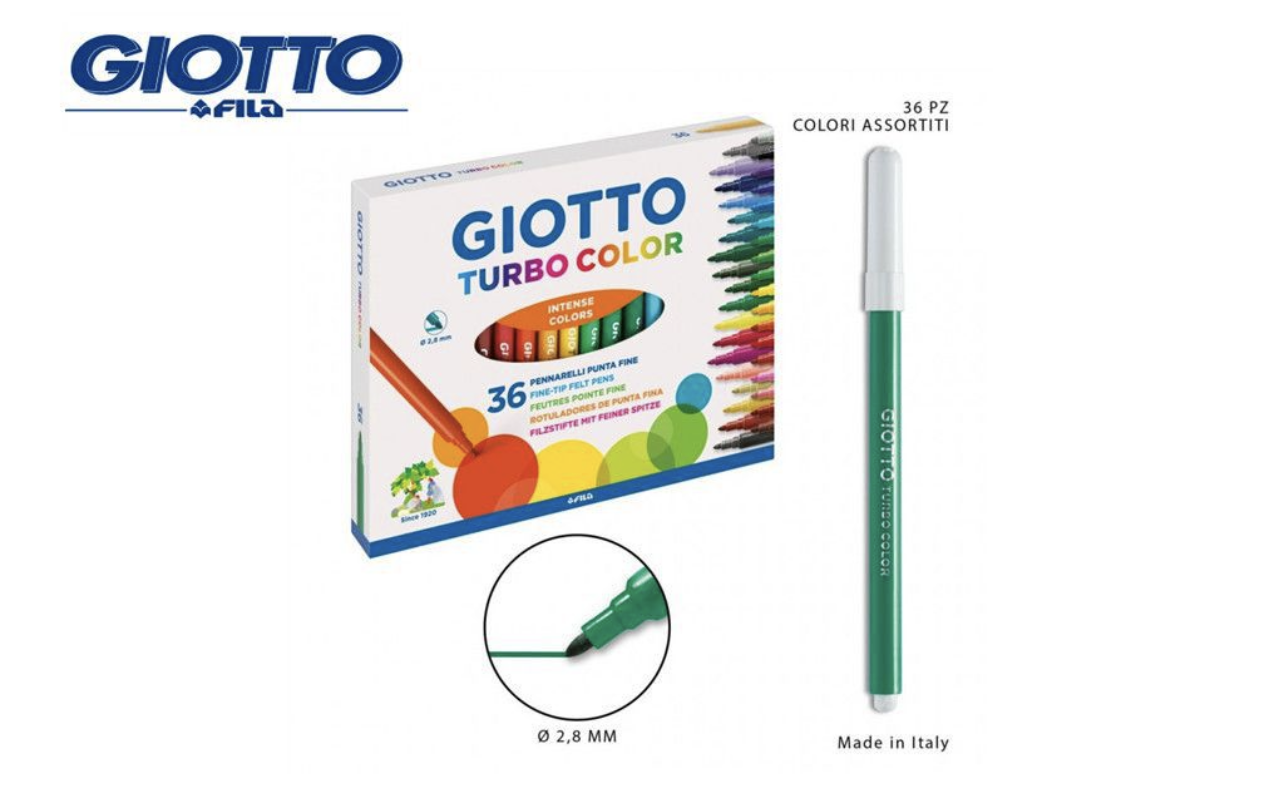 Pennarelli Turbo Color 36 (Giotto)