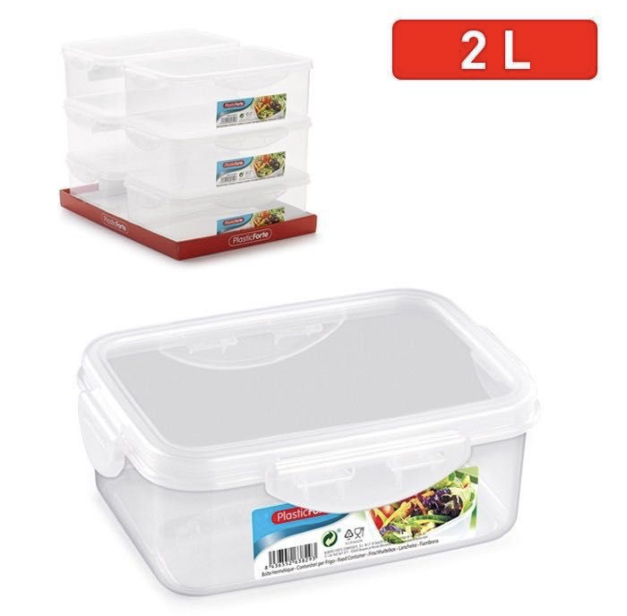 019651 | Contenitore click rettangolare (PlastcForte)