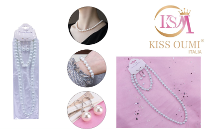 LL48-3 | Collana + bracciale + orecchini (Kiss Oumi)