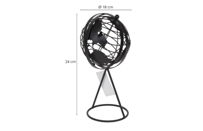 016763 | Globo terrestre metallo 