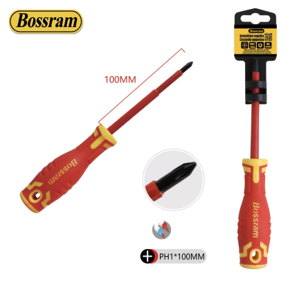 655992 | Cacciavite magnetico isolante PH1*100 mm (Bossram)