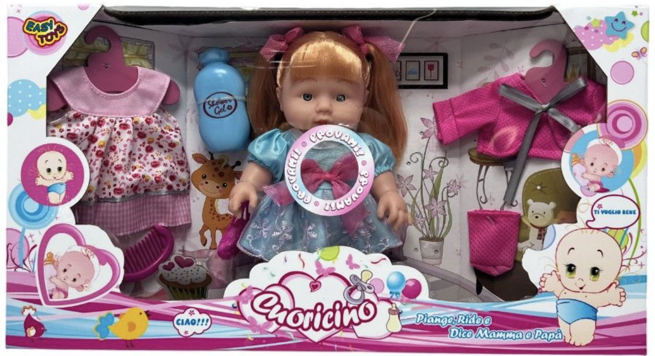 89126 | Bambola con vestiti di ricambio 