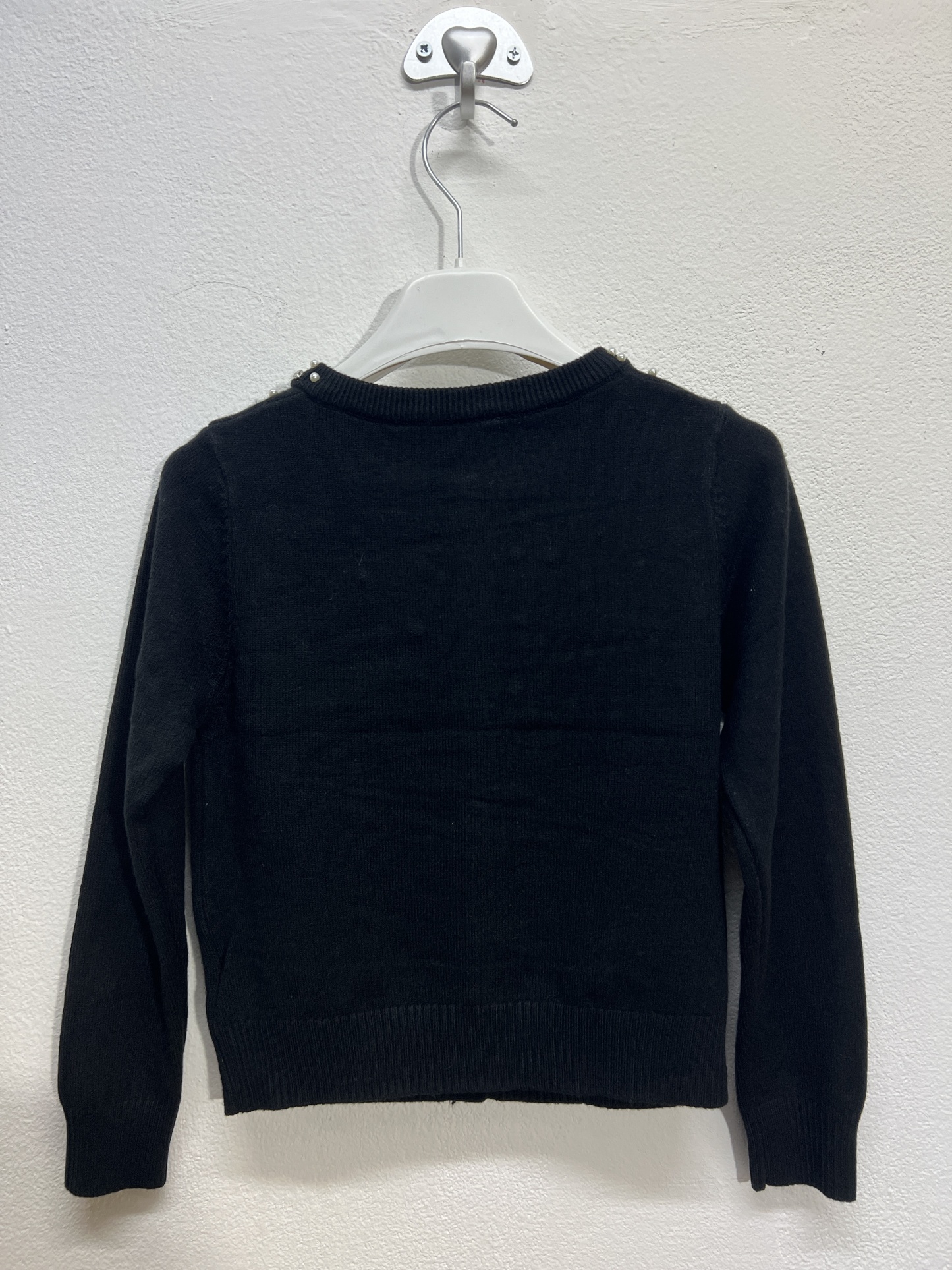 HX2095 | Cardigan con pallino di perle 