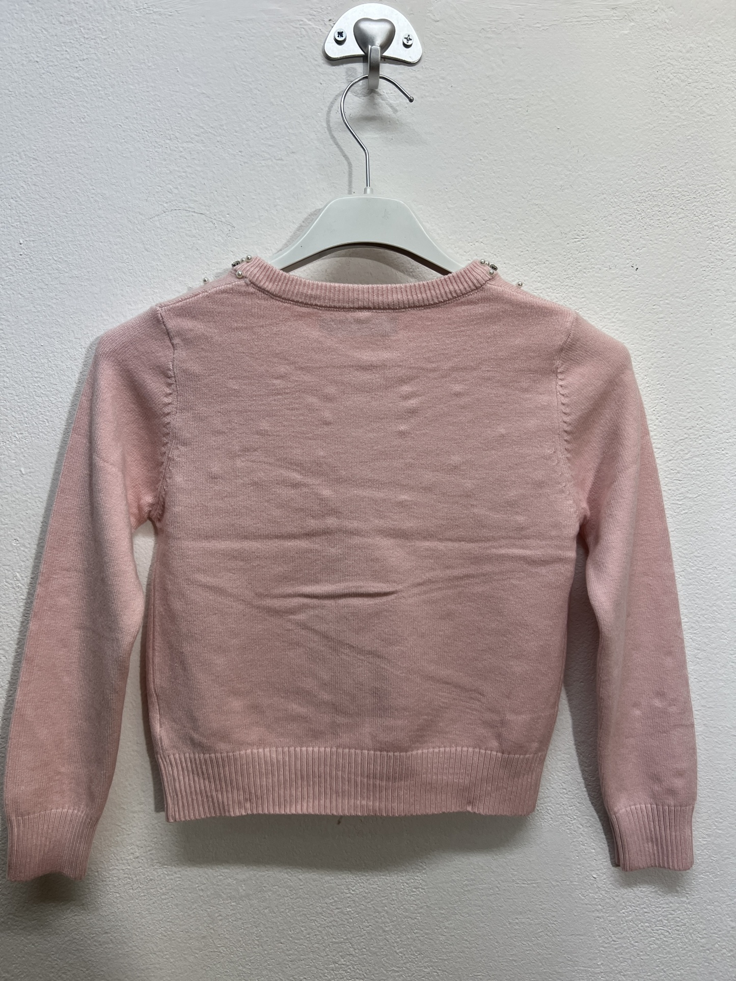 HX2095 | Cardigan con pallino di perle 