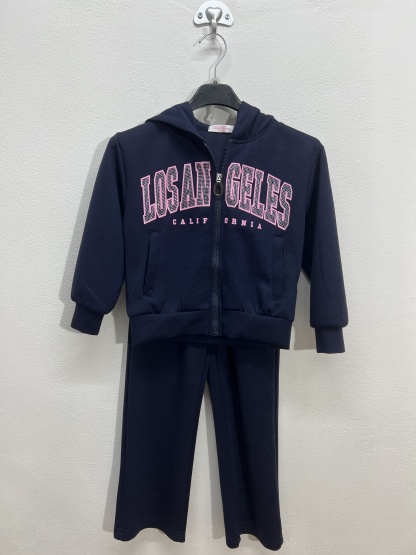 KA-1059 | Tuta con scritta brillantinato