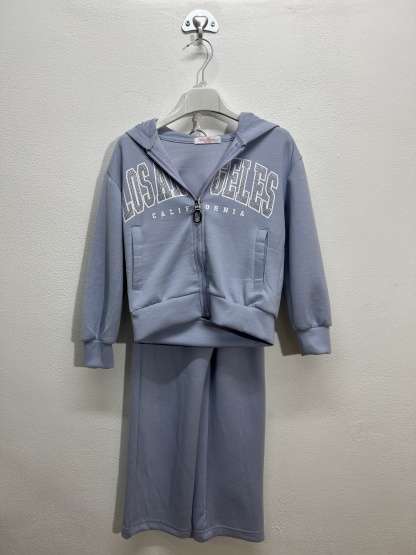 KA-1059 | Tuta con scritta brillantinato