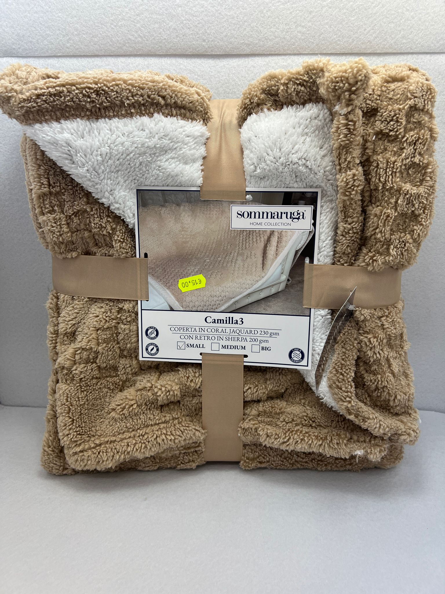 Coperta in coral jacquard (Sommaruga)