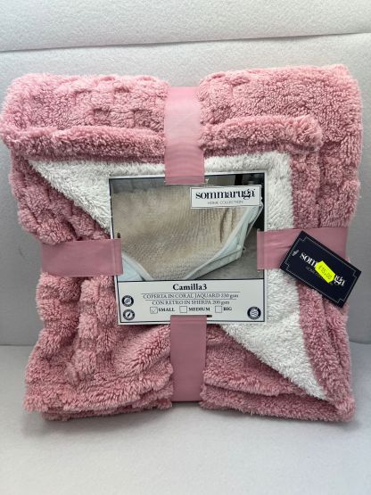 Coperta in coral jacquard (Sommaruga)