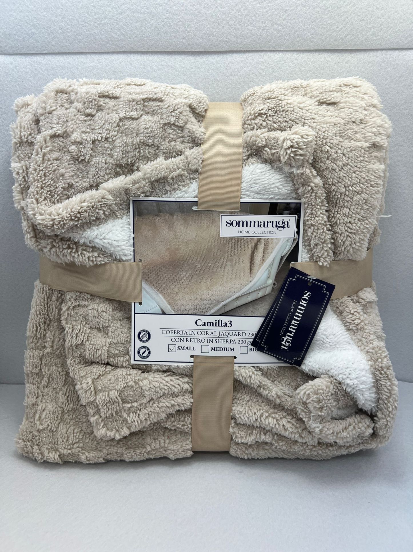 Coperta in coral jacquard (Sommaruga)