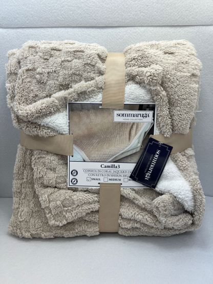 Coperta in coral jacquard (Sommaruga)