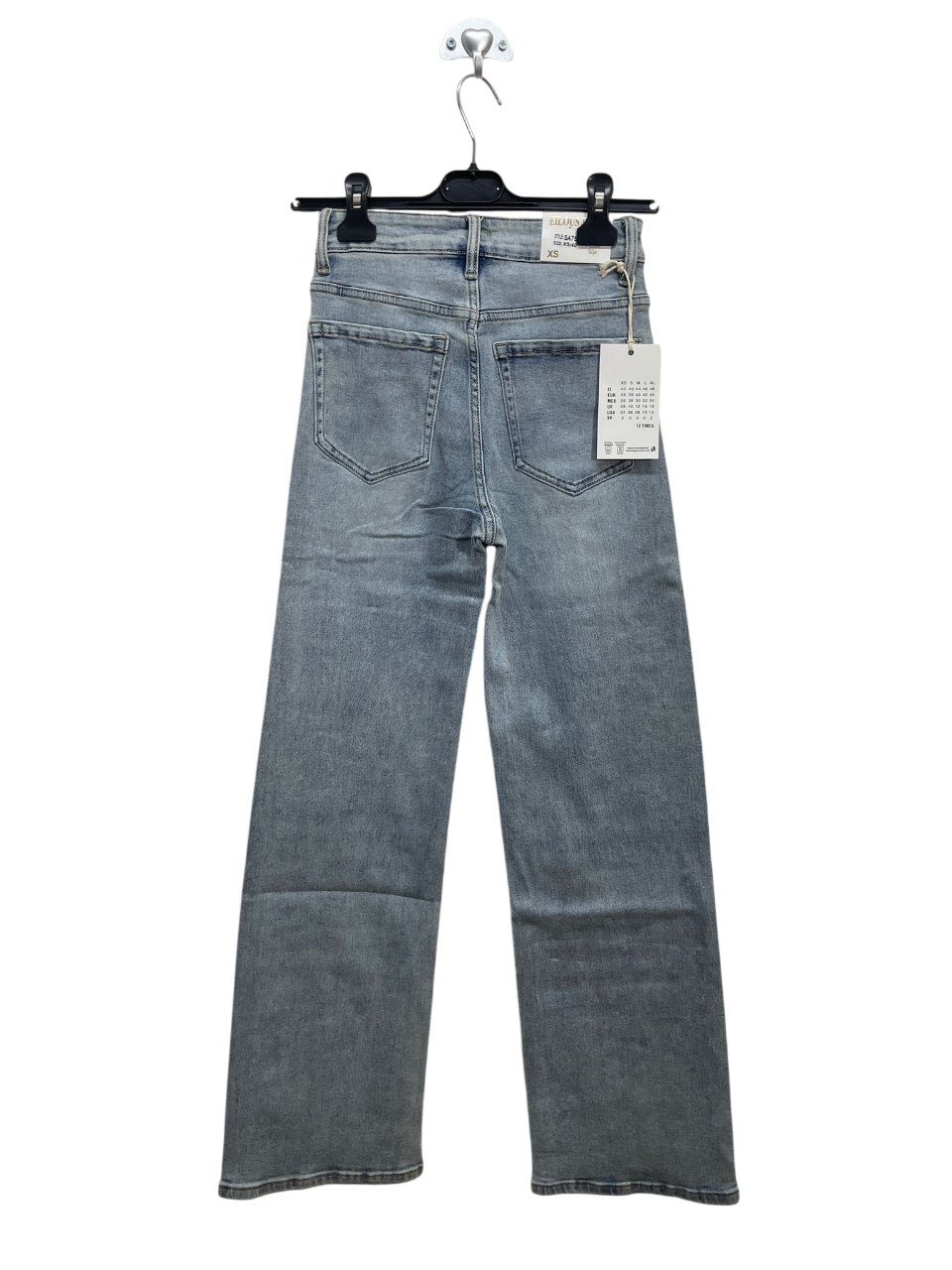 SA7500 | Jeans brillantinato lavaggio chiaro