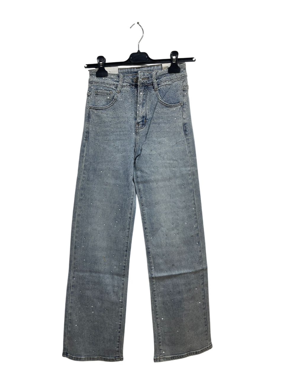 SA7500 | Jeans brillantinato lavaggio chiaro