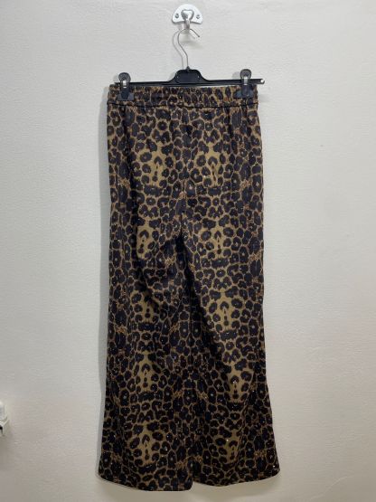 YV5376 | Pantalone tuta leopardato brillantinato
