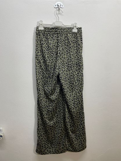 YV5376 | Pantalone tuta leopardato brillantinato