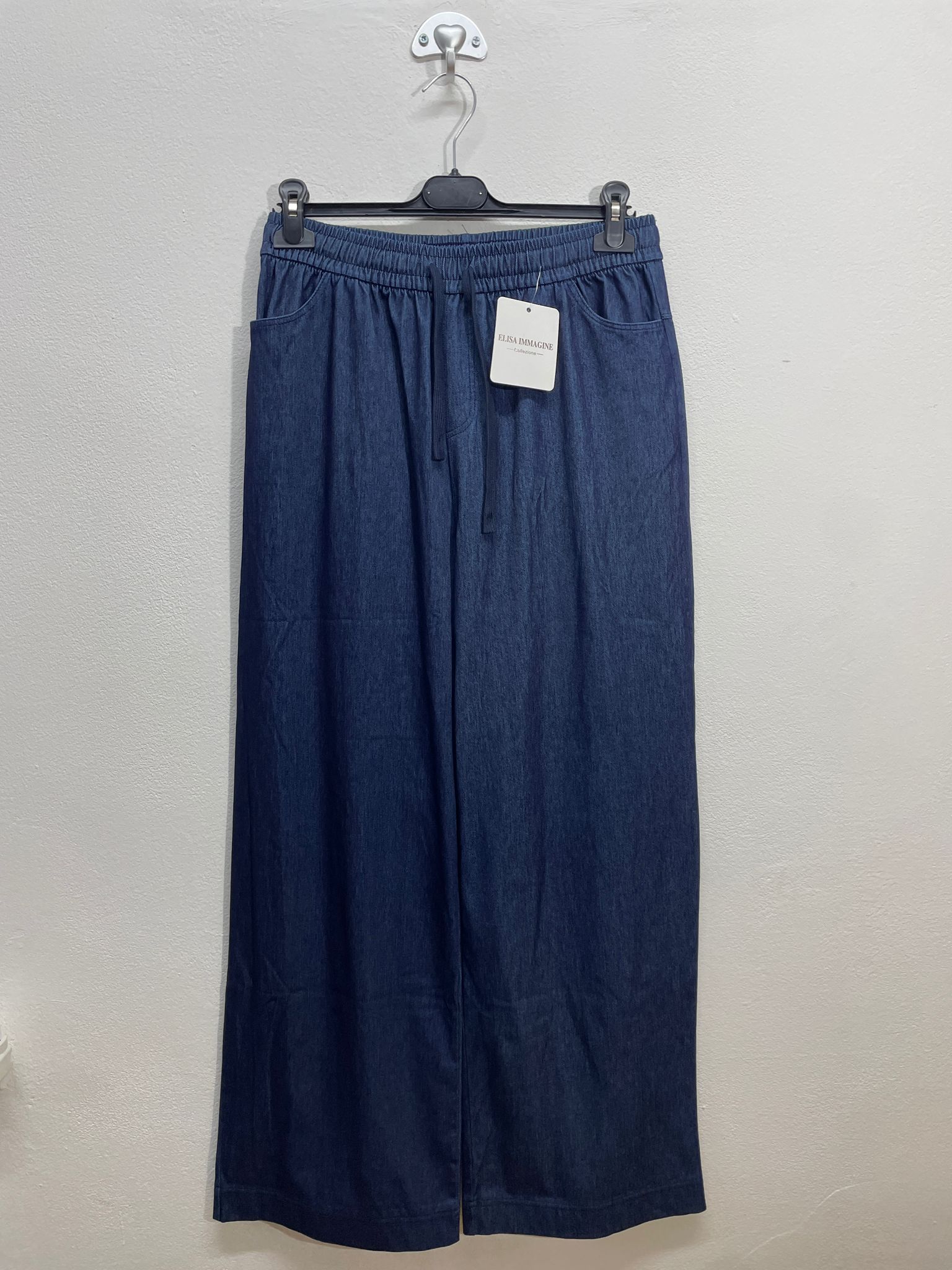 KM- 1082 | Pantalone effetto jeans