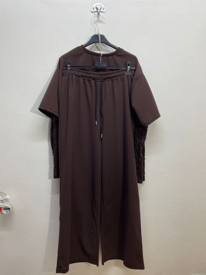 5561 | Completo mezzo manica con manica merlettata cURVY 