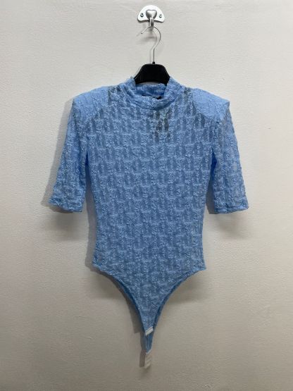 16621. Body con spalline merlettato 