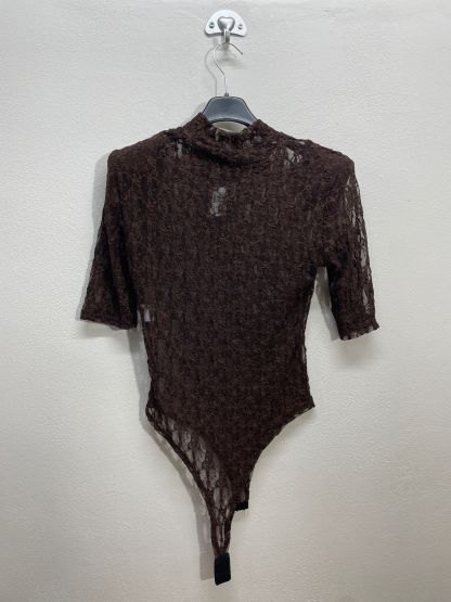 16621. Body con spalline merlettato 