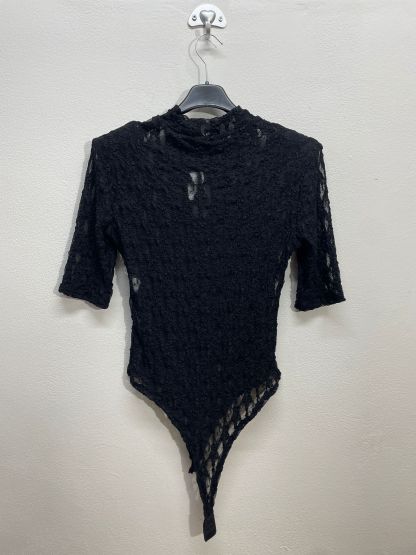 16621. Body con spalline merlettato 