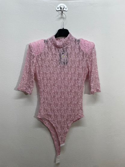 16621. Body con spalline merlettato 