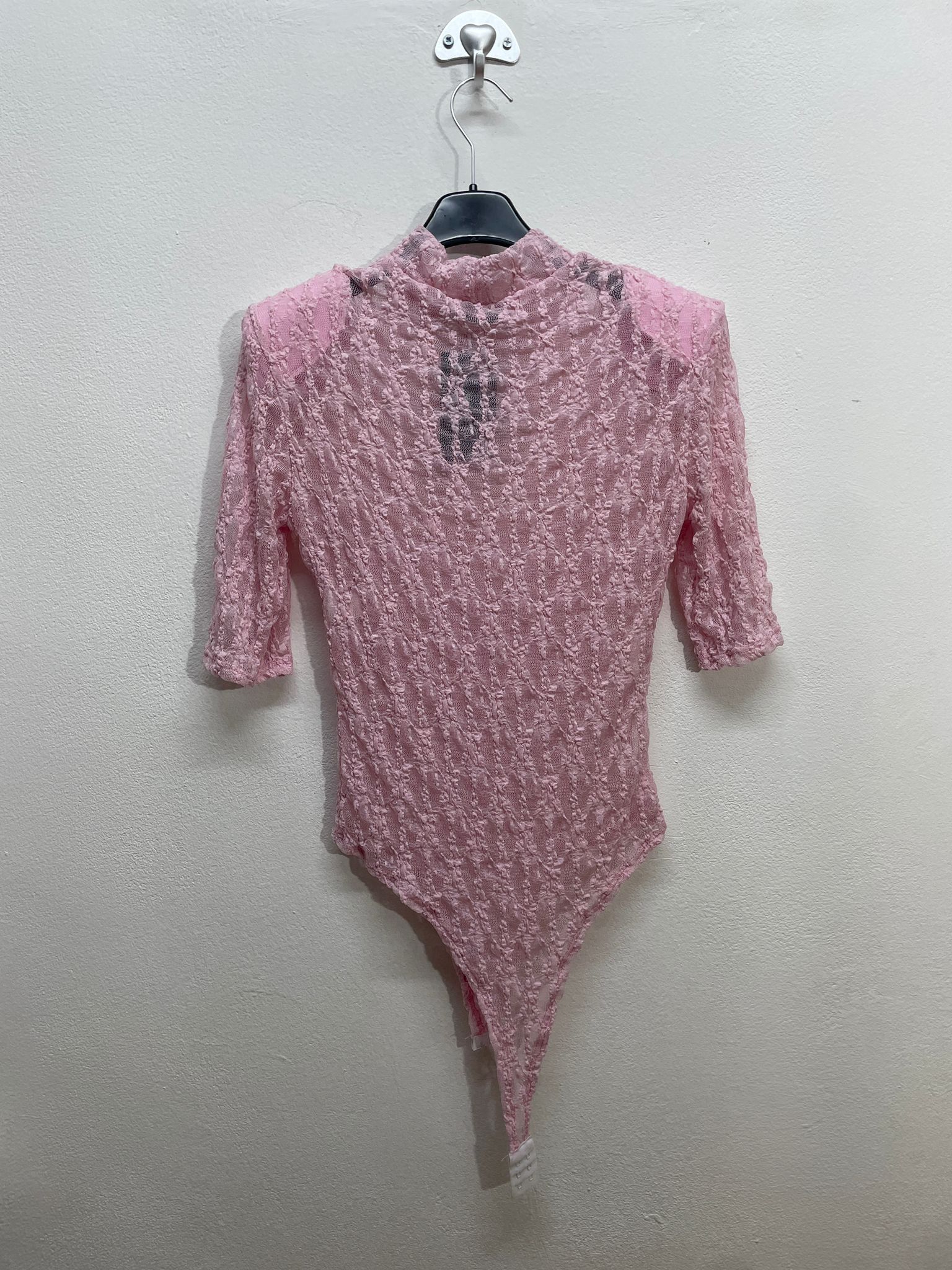 16621. Body con spalline merlettato 