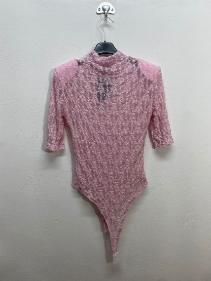 16621. Body con spalline merlettato 