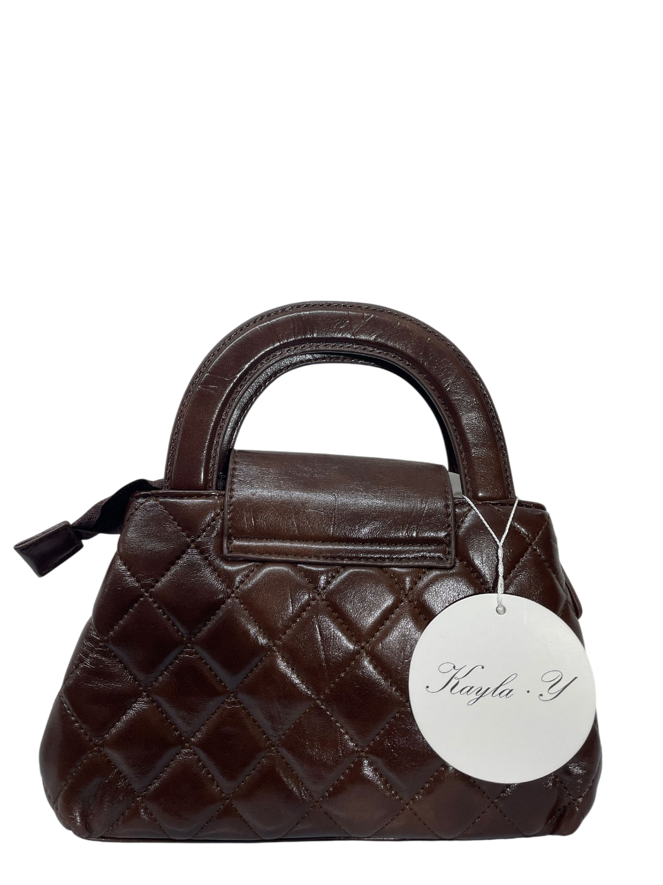 CH1224 | borsetta trapuntata col manico 