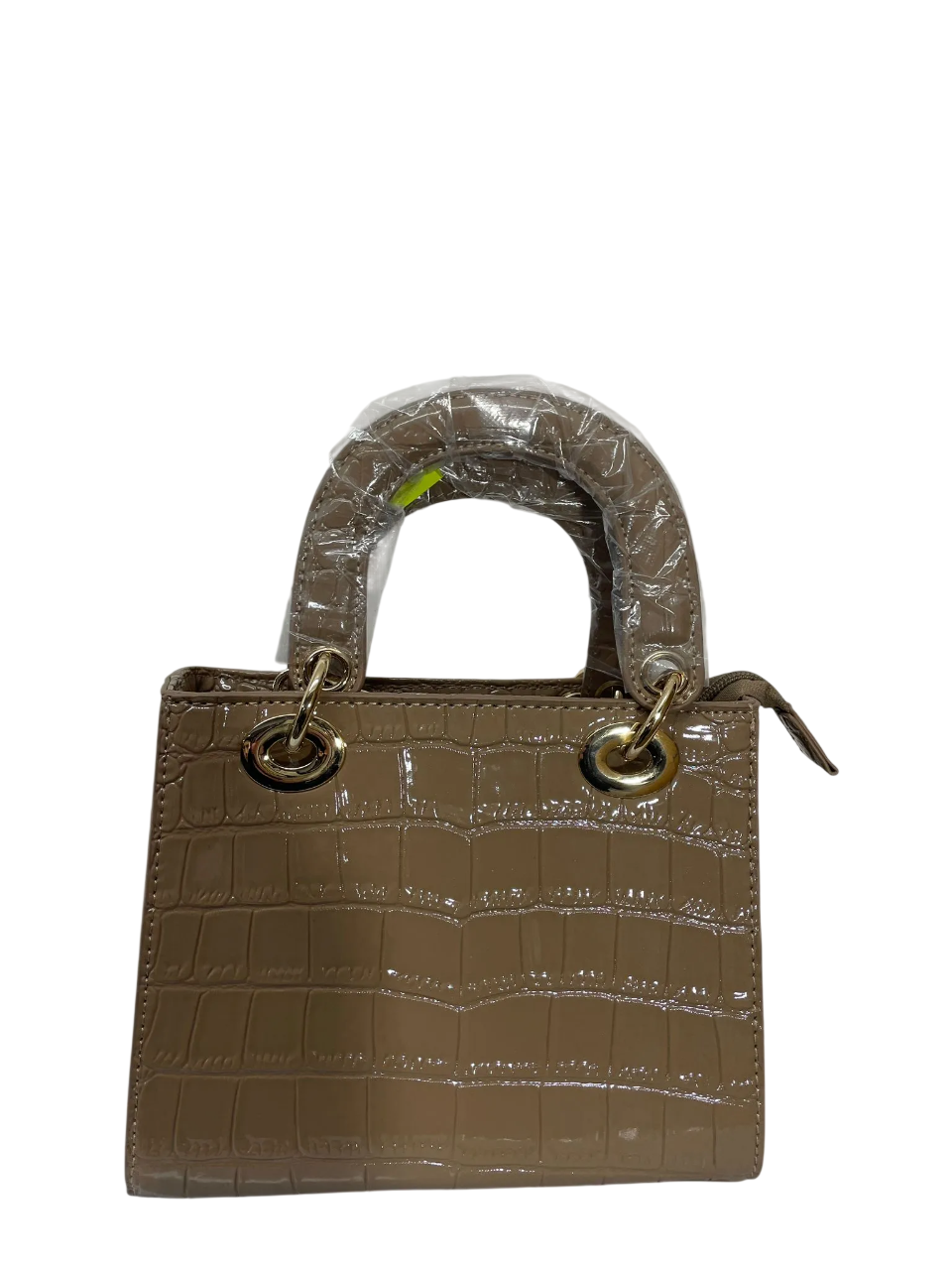 Ch133 | borsetta pitonata con manico e tracolla integrata 