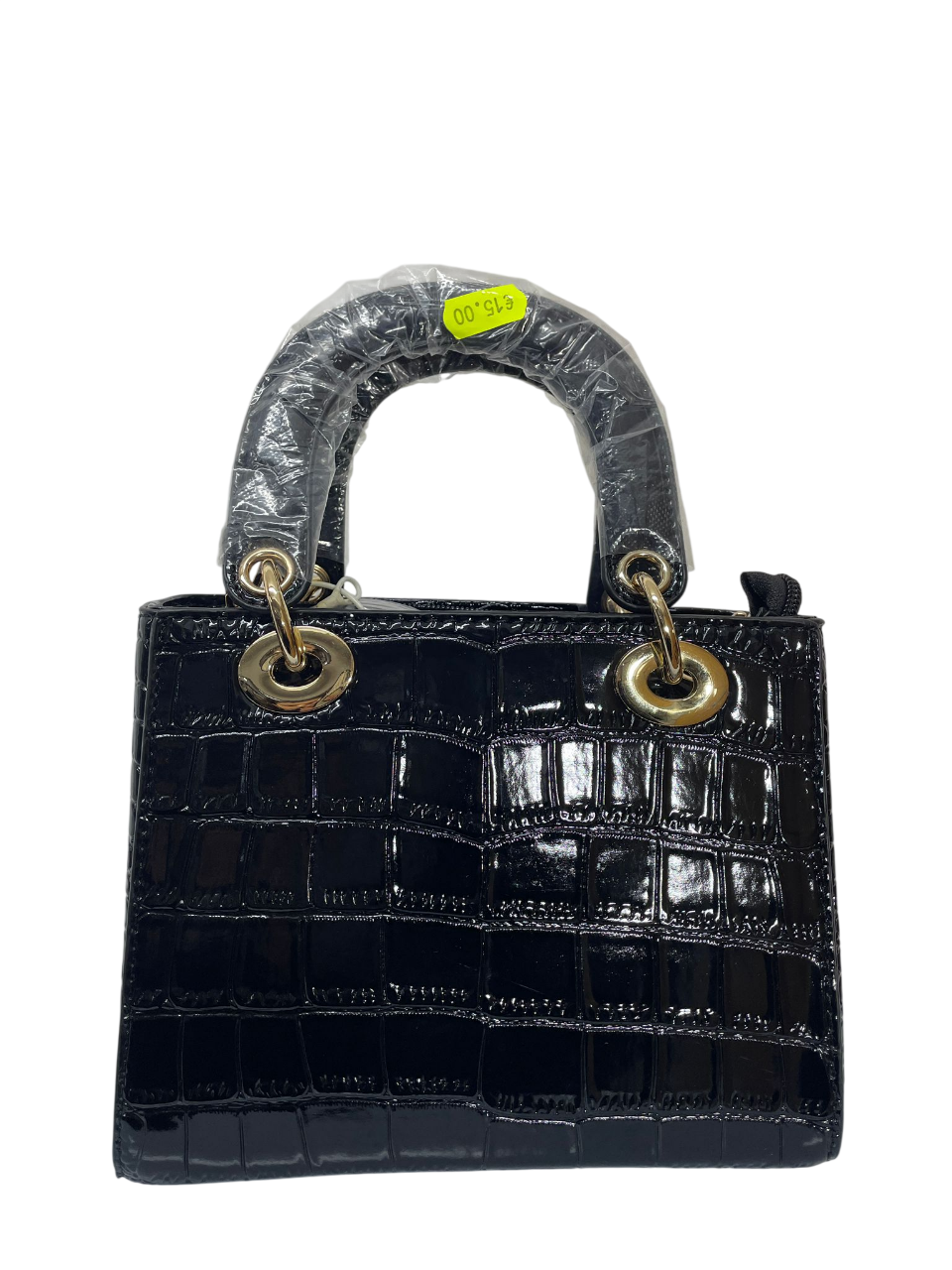 Ch133 | borsetta pitonata con manico e tracolla integrata 