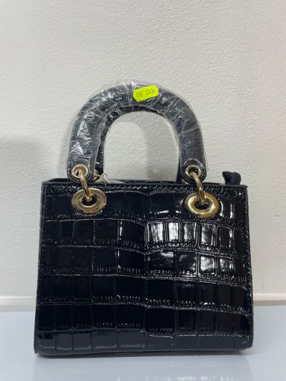 Ch133 | borsetta pitonata con manico e tracolla integrata 