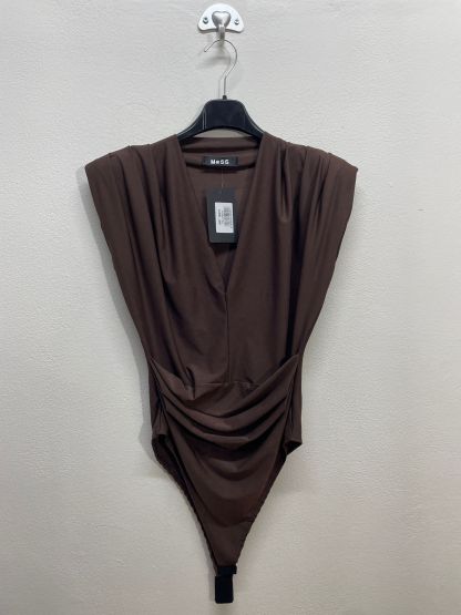 16637 |  Taglia unica body con spalle integrate scollo V