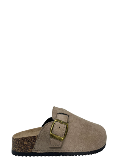 S9008 | Pantofole di camoscio con cinturino 