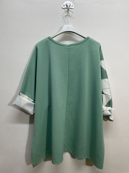 21880 | Maglia con rombi taglia unico