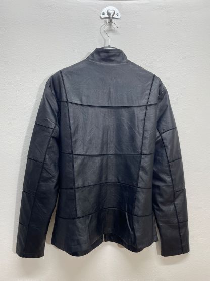 K-L996 |  Giacca di pelle con zip  