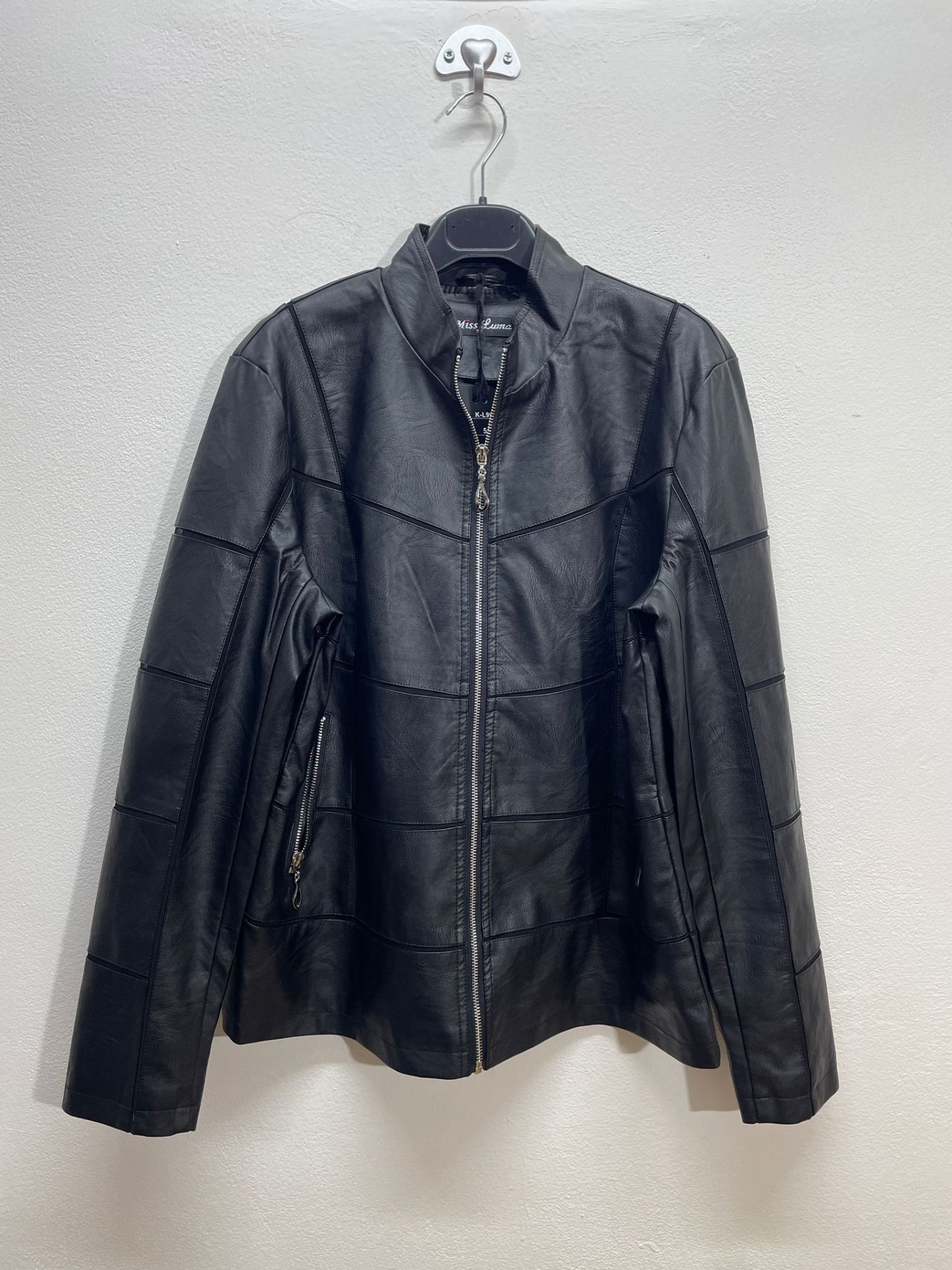 K-L996 | Giacca di pelle con zip