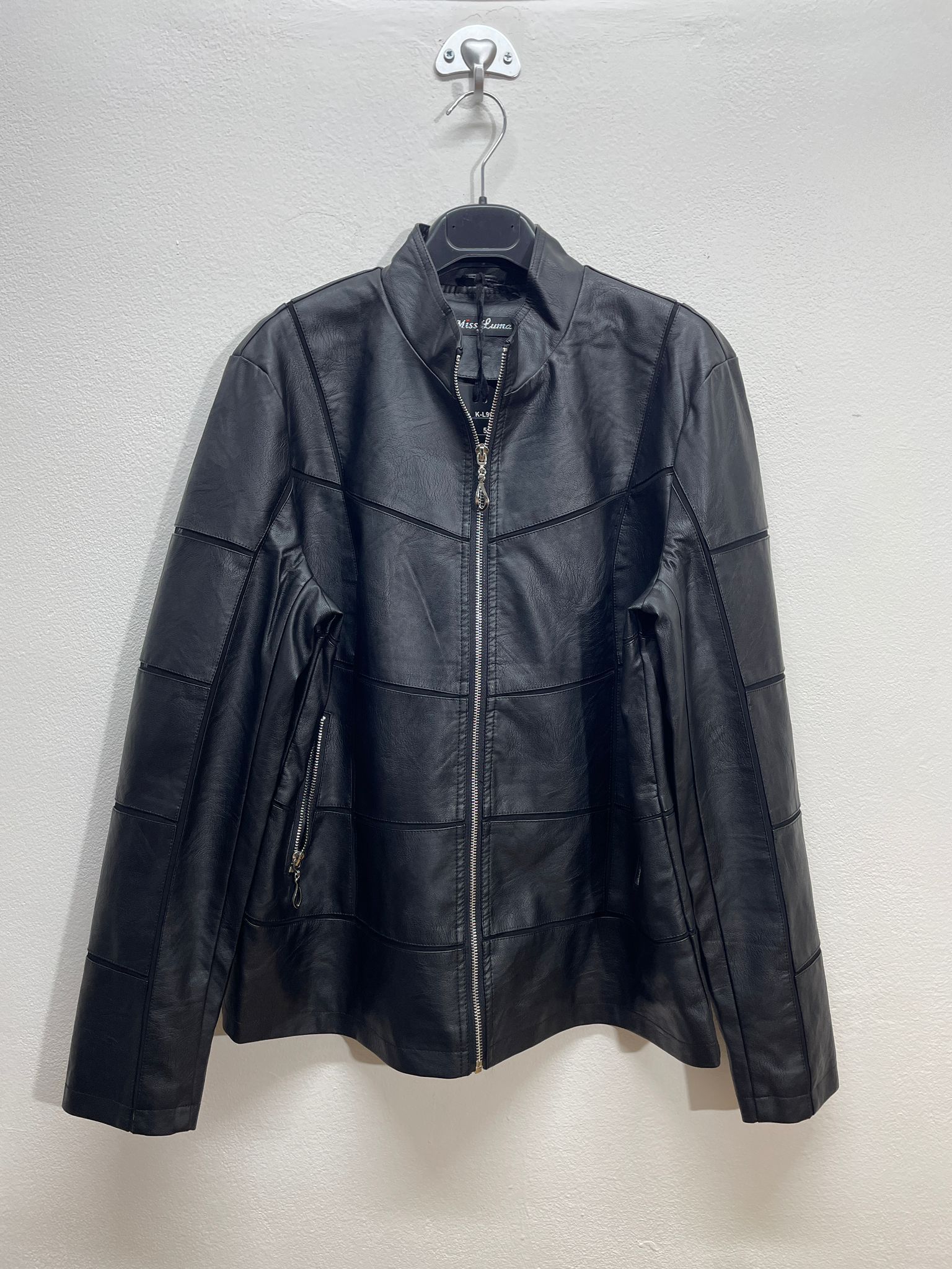 K-L996 | Giacca di pelle con zip