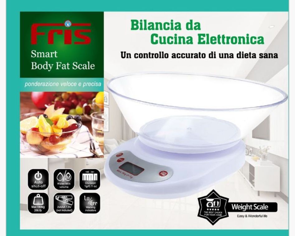 FS-KE-2 | Bilancia da cucina con ciotola