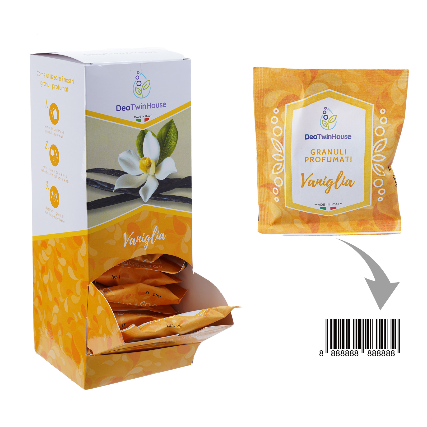 220176 | Bustine granulate profumo Vaniglia