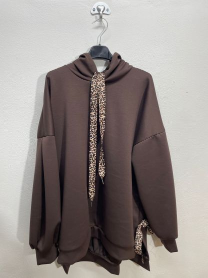 3559 | Felpa con elastico animallier