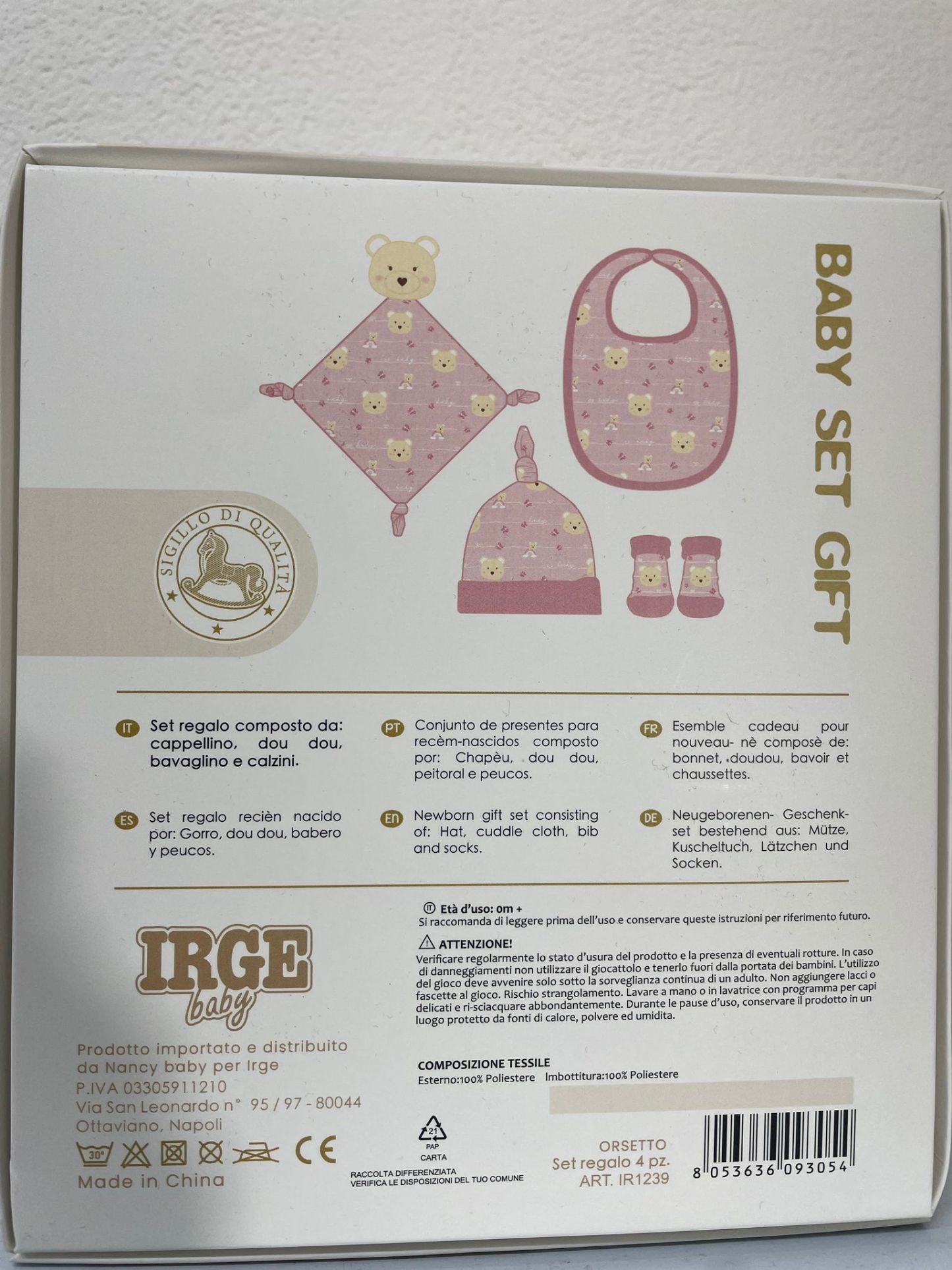 IR1239 | Set regalo 4pz IRGE 