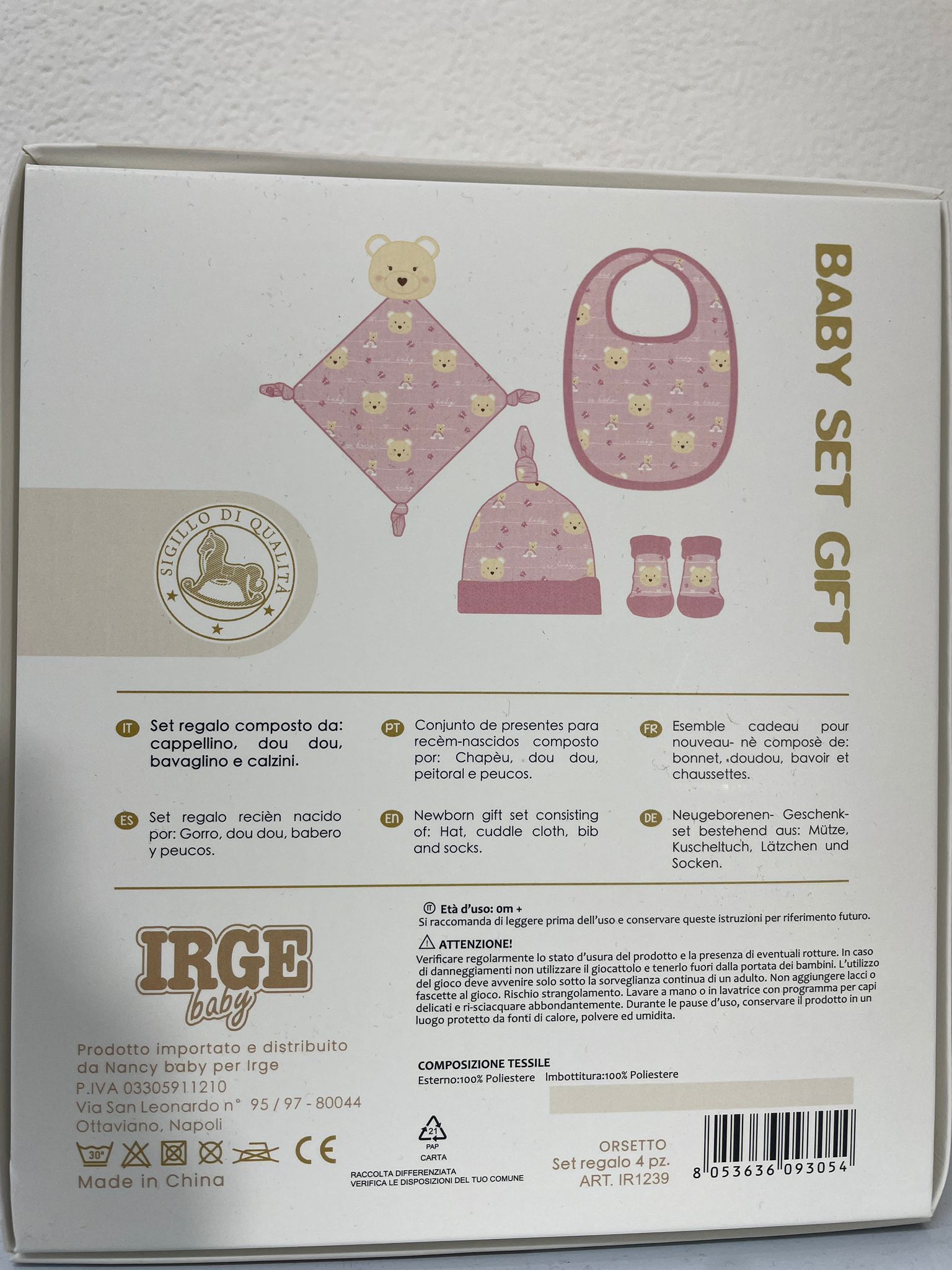 IR1239 | Set regalo 4pz IRGE 