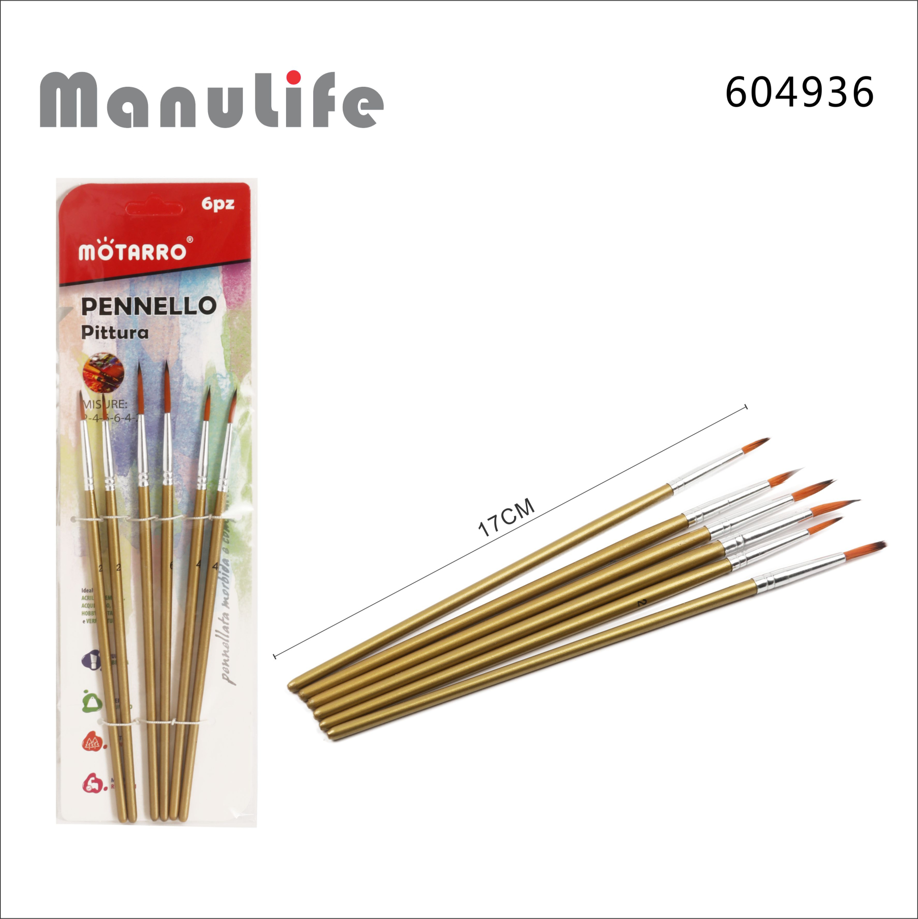 604936 | Kit pennelli