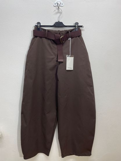 67400 | Pantalone a costine con cintura