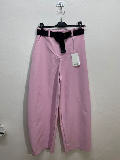 67400 | Pantalone a costine con cintura