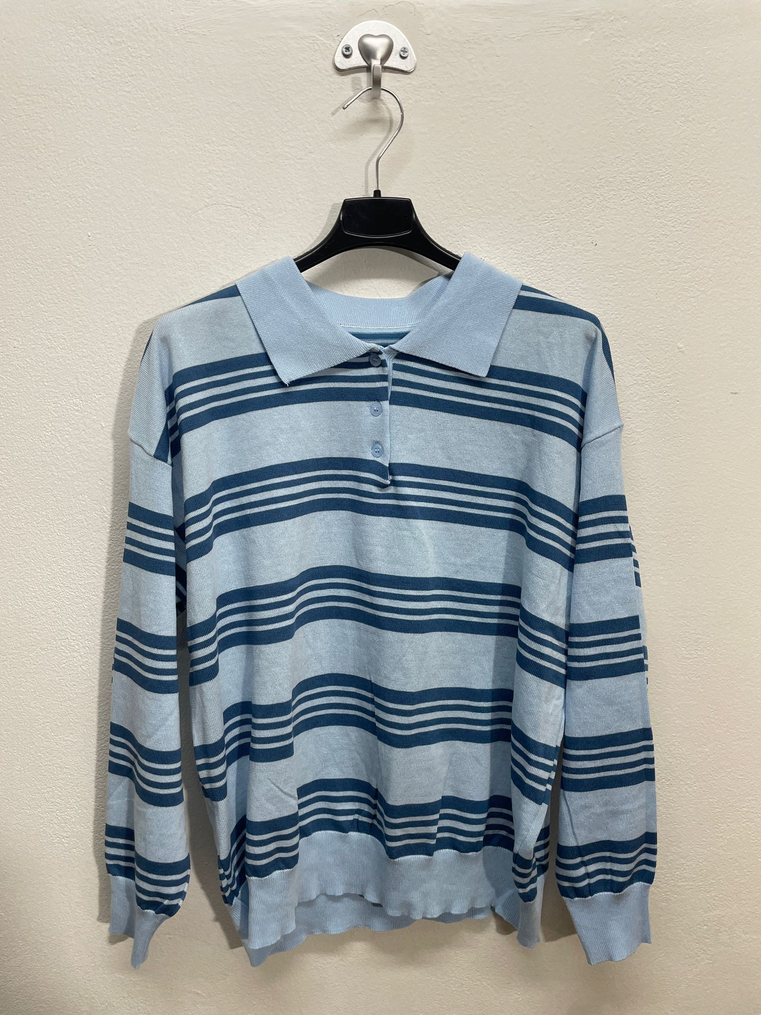 282 | Polo manica lunga con strisce