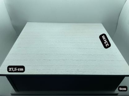 Portacialde di legno con motivo a forma di tazza