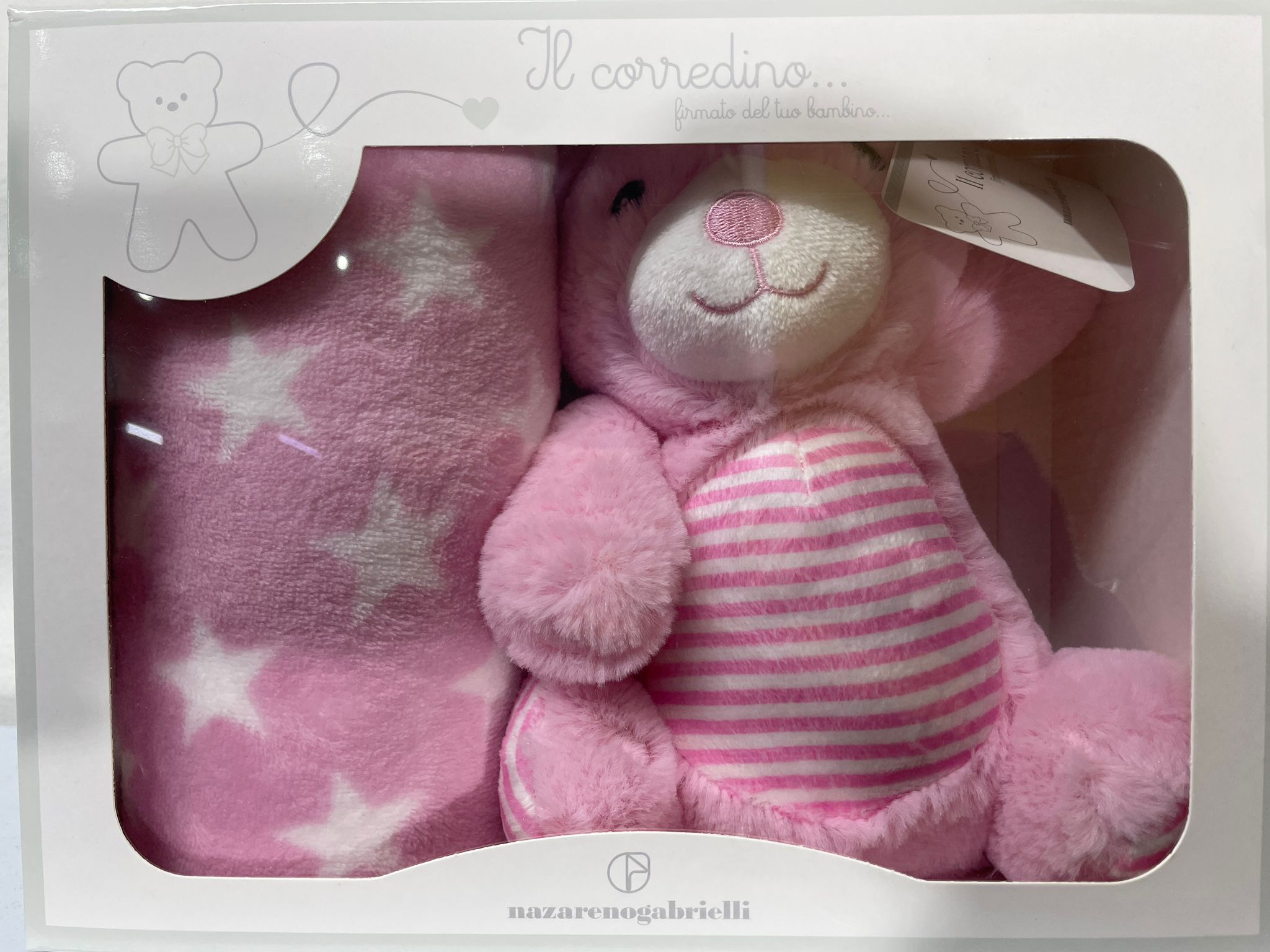 NG-4750 | Cone regalo copertina in pile + orsetto