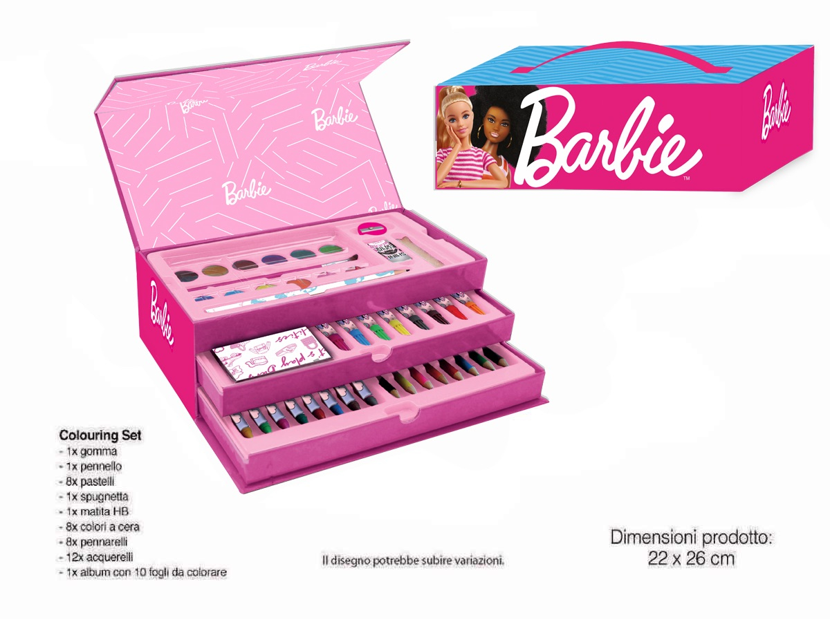 605641A | Set da colorare Barbie